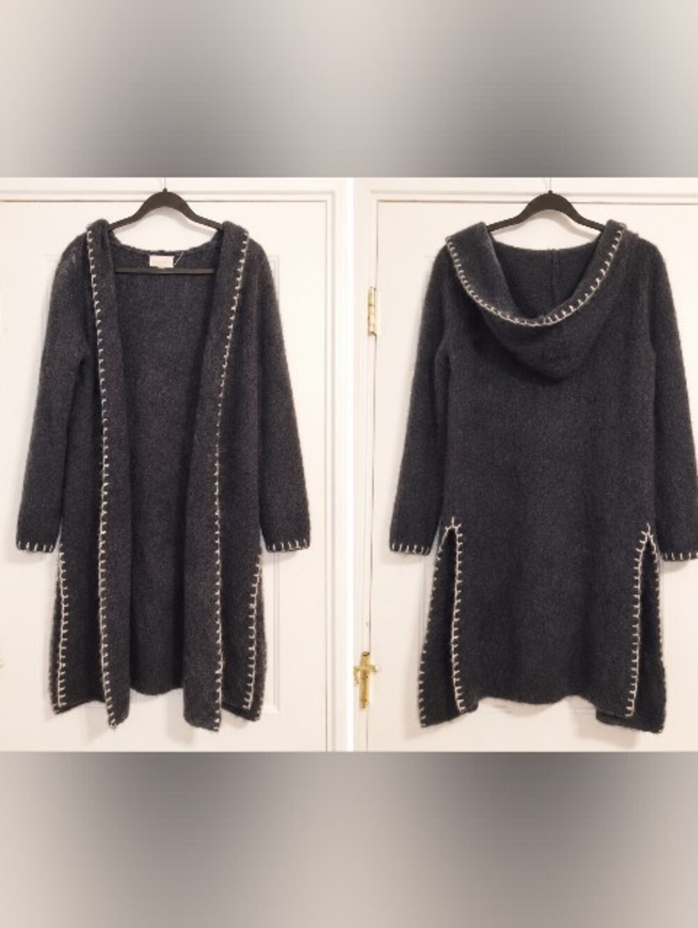 Kloth & Clover Whimsigoth Witchcore Dark Academia Overvized Cardigan Size Medium